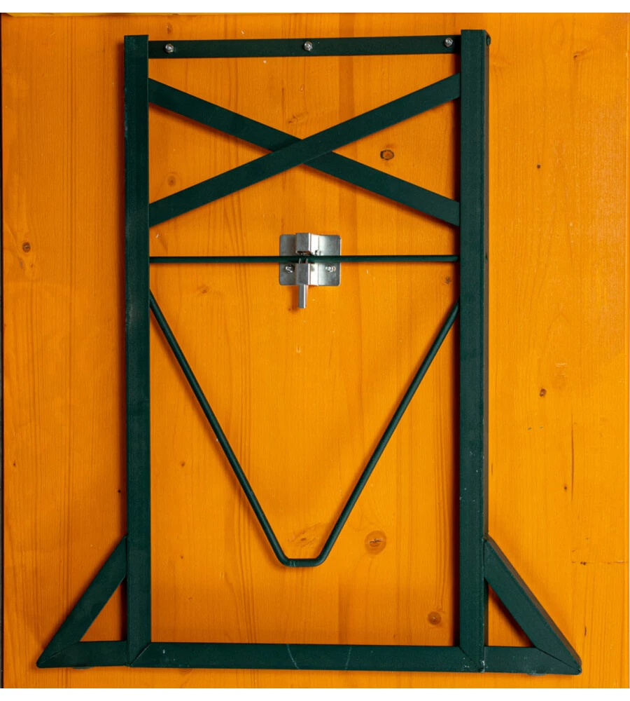 Set birreria da esterno eurogarden "magnum" in legno con un tavolo e 2 panche pieghevoli 220x80 cm